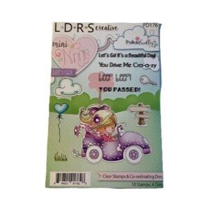LDRS Creative Mini Winnie Clear Stamps & Metal Dies Set
